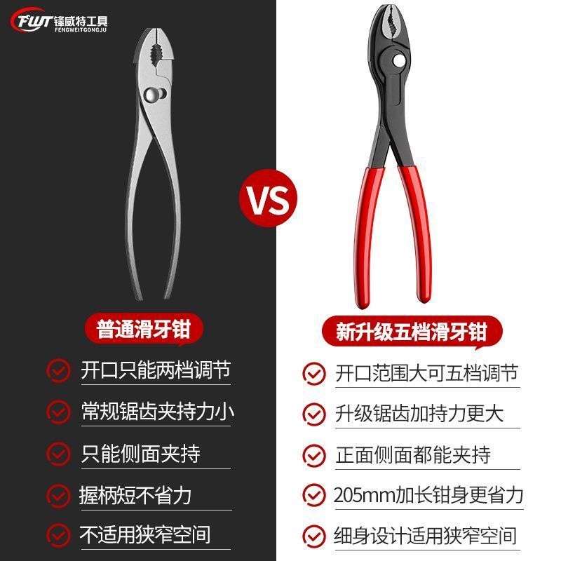 德国多功能滑牙螺丝钳滑坏丝生锈可调一体螺丝取出钳丝螺丝拔