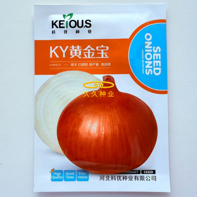 KY黄金宝洋葱种子早熟黄皮洋葱种子甘甜微辣品质好商品性佳