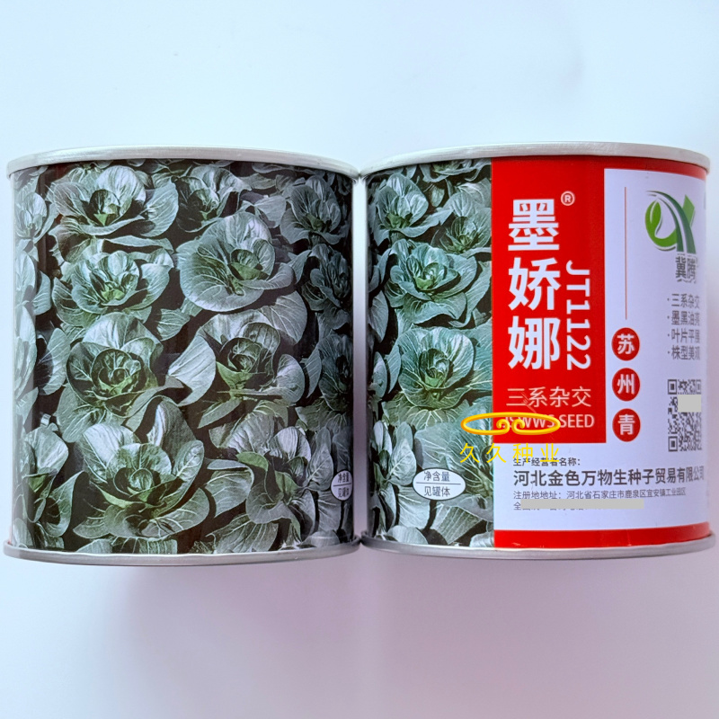 墨娇娜三系杂交矮脚苏州青大头束腰青菜种子耐寒青梗菜春秋播