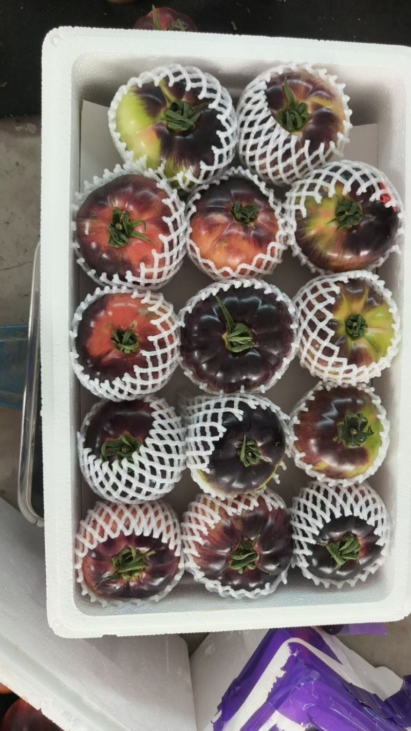 精品紫罗兰番茄，紫元帅番茄，大量现货，价格不高，品质**
