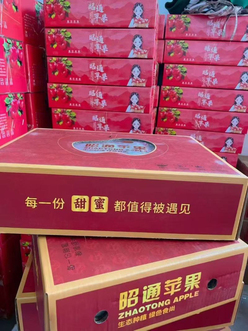 昭通红露苹果甜脆多汁，老少皆宜
