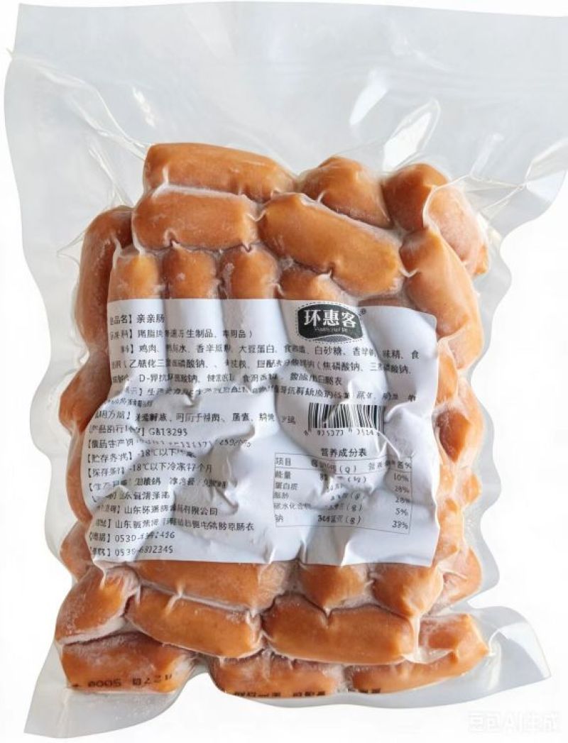 【肠类】环惠客脆皮肠500g