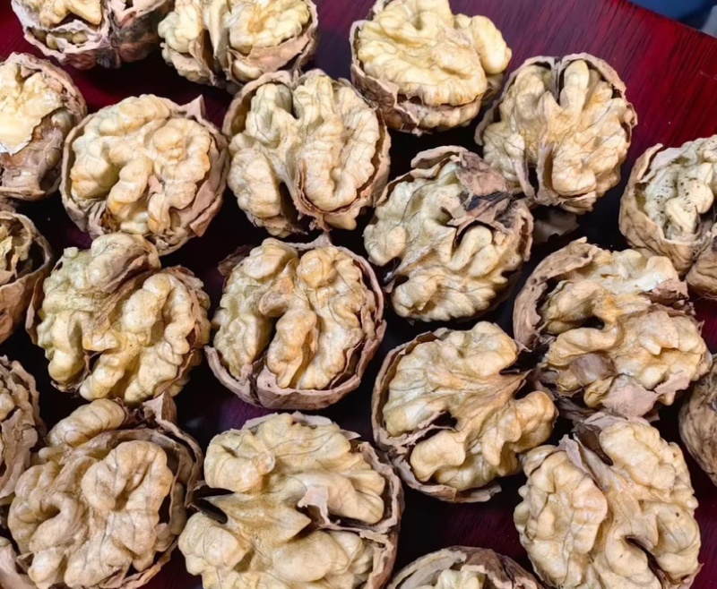 云南高山薄皮核桃麻子核桃抛核桃