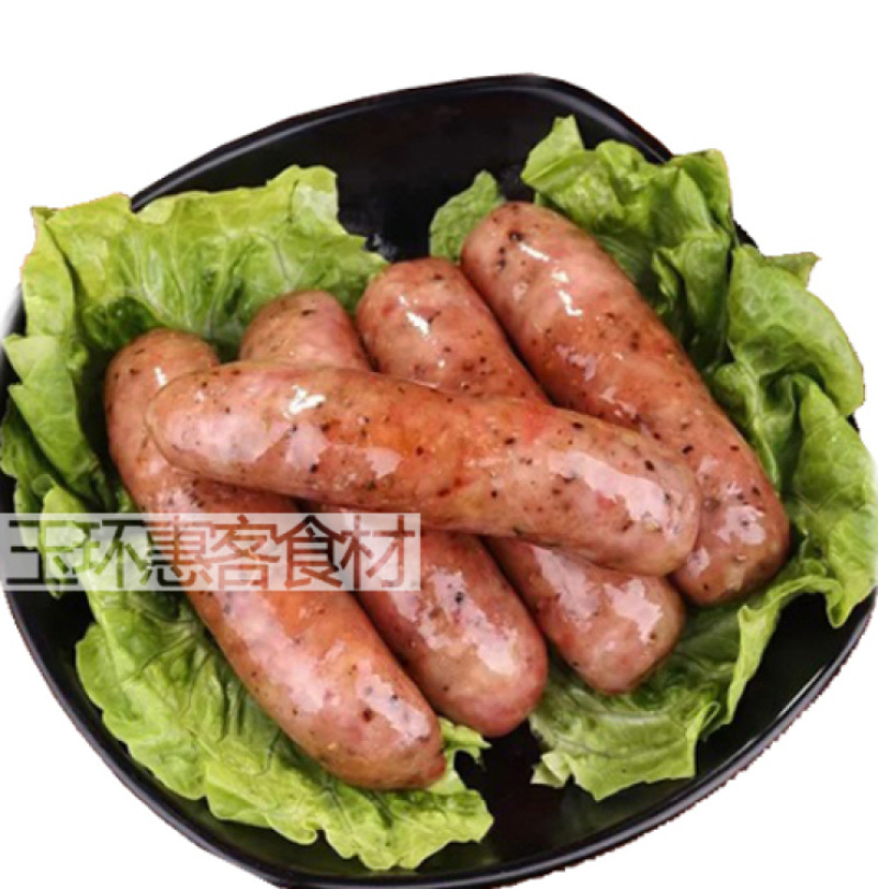环惠客火山石黑椒纯肉肠70g