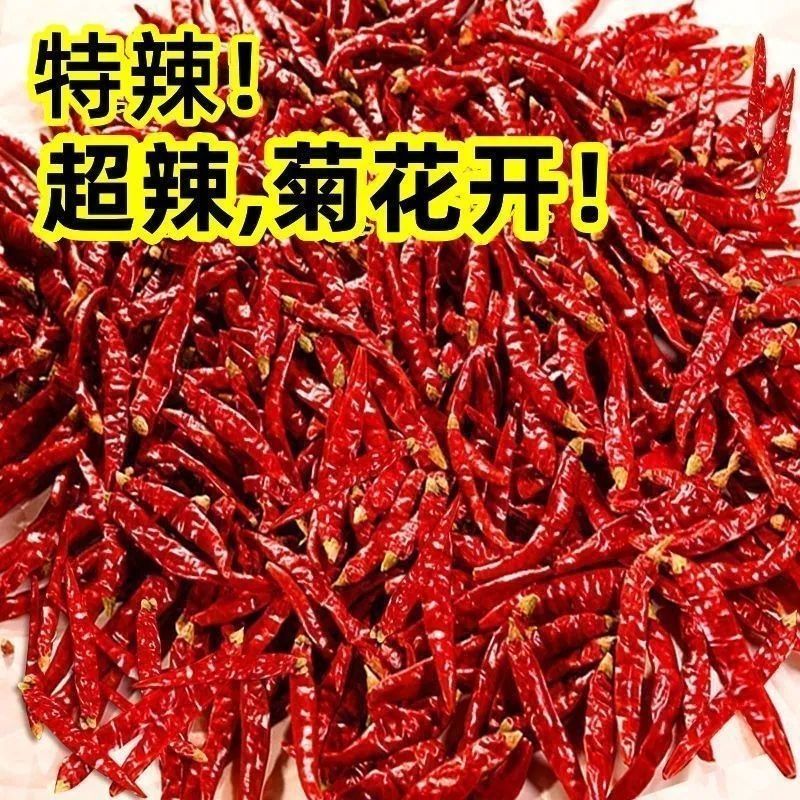 湖南辣椒魔鬼椒巨辣特辣变态辣辣椒粉/辣椒段辣椒面印度辣椒
