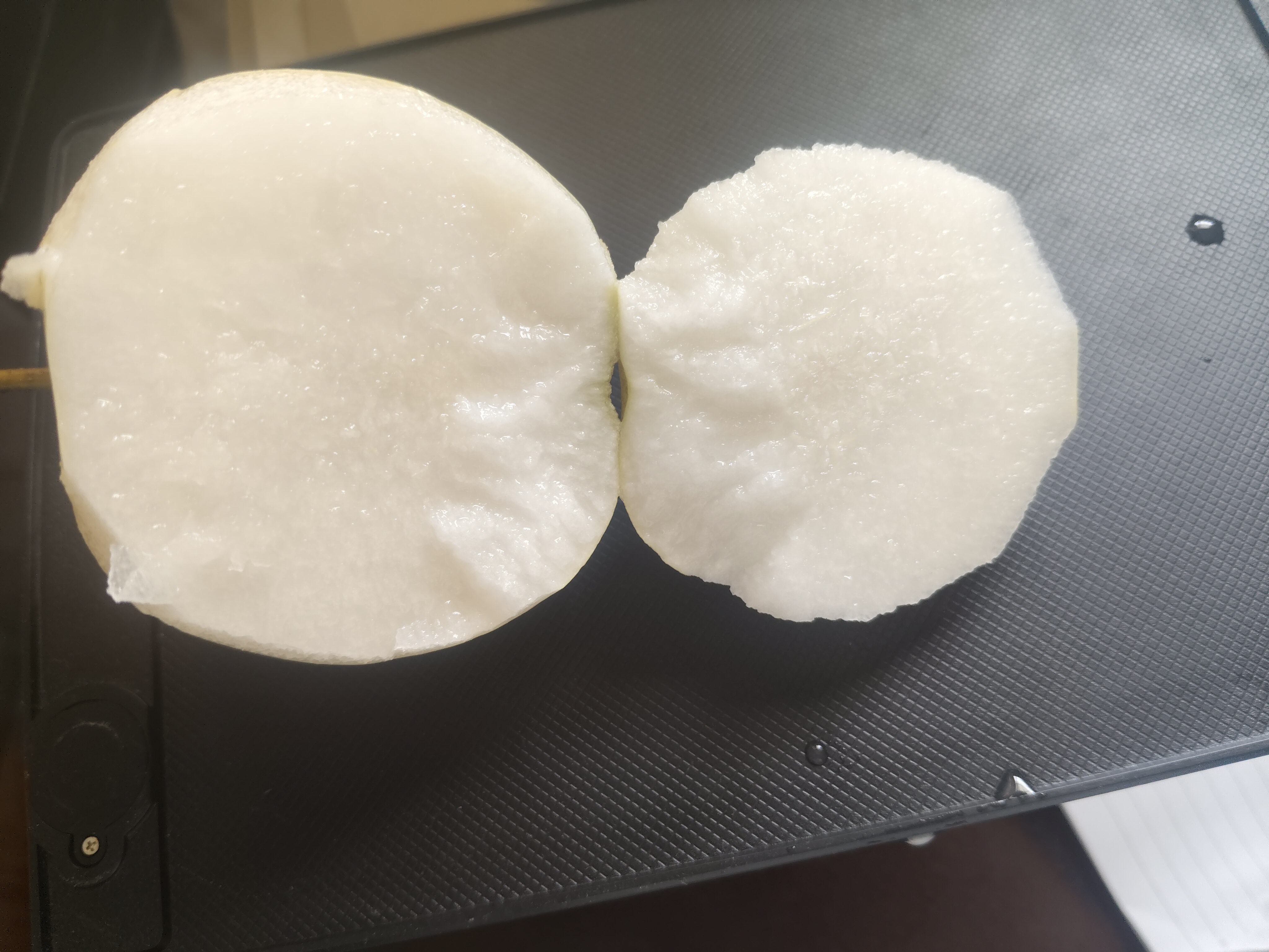 黄金梨切开特写