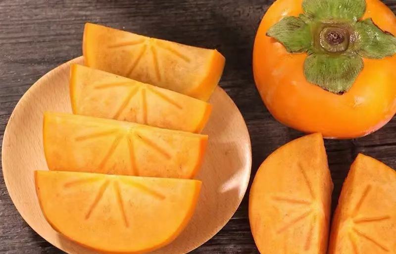 甜柿果创意料理拼盘