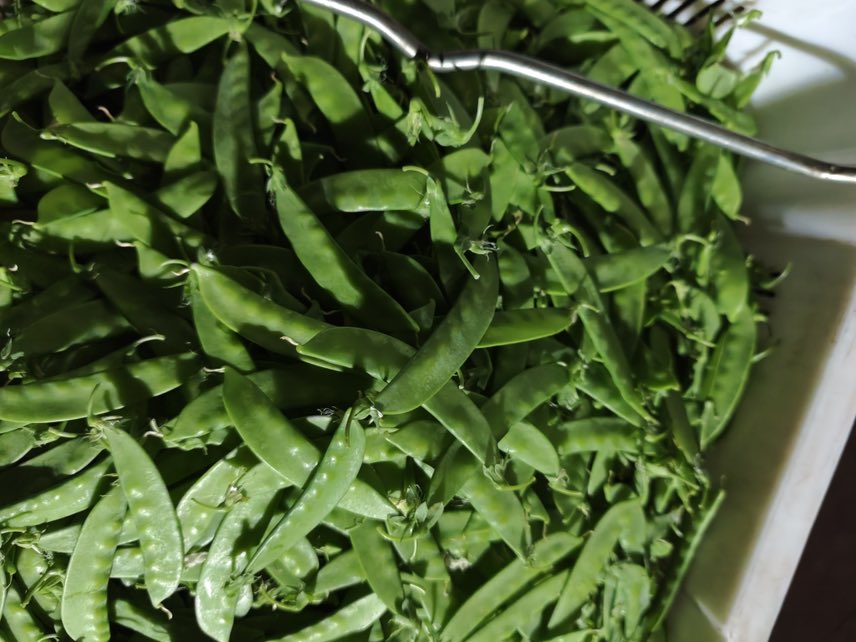 荷兰豆烹饪过程展示图