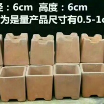 花盆手绘小四方素盆包邮