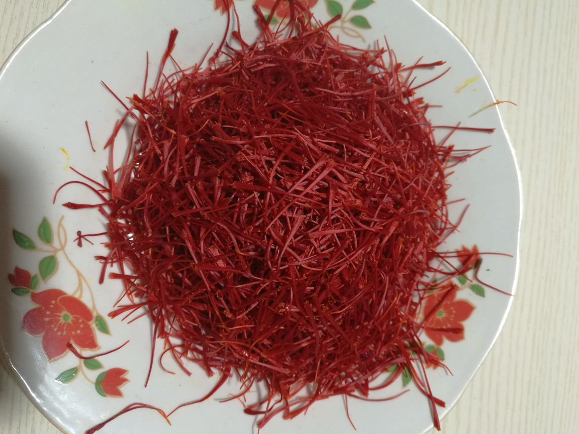 藏红花炒鸡蛋成品图