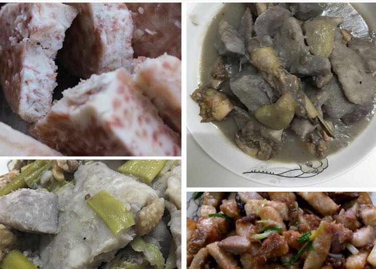 荔浦芋头在蒸锅中蒸熟的场景