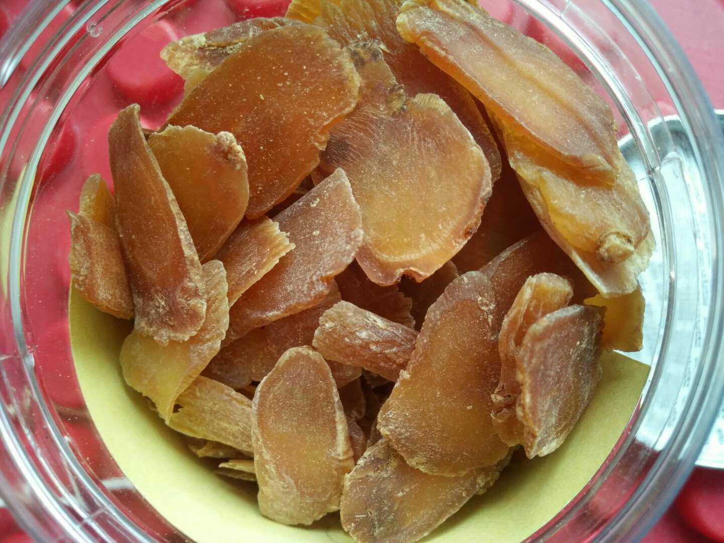 鲜人参切片对比图