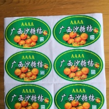 水果贴纸柑橘水果标签