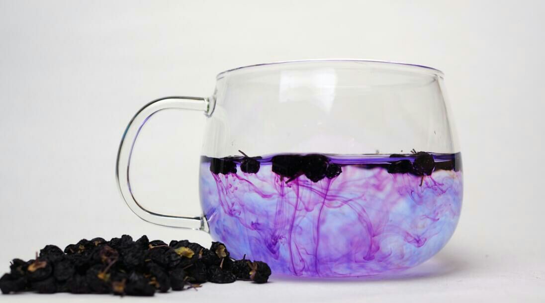 黑枸杞冲泡步骤示意图