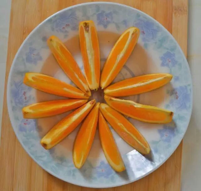 巴东脐橙果盘展示图