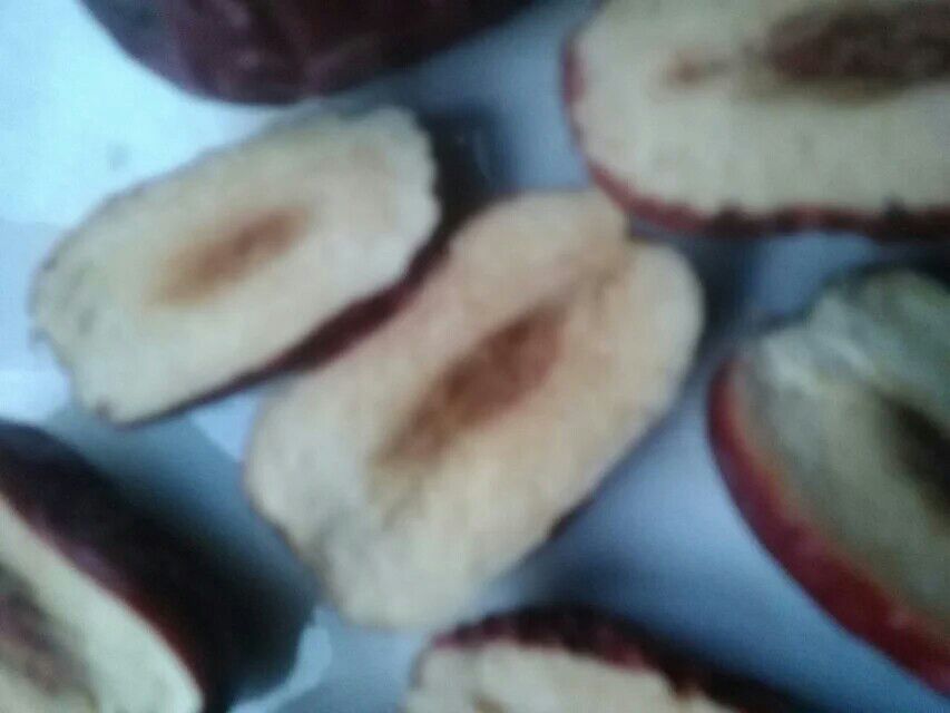 羌枣灰枣特写显微结构图