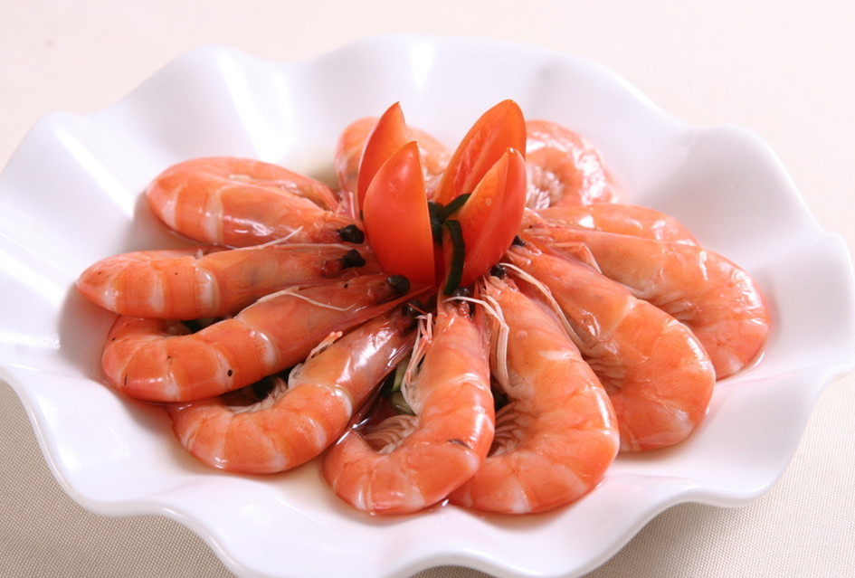 茄子与虾搭配菜肴