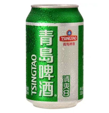 清爽8度啤酒一件24瓶