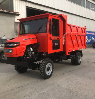 单缸四轮四不像运输车 工程砂浆四轮翻斗车 矿用四不像马力
