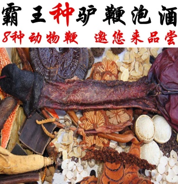 【男人专用】6年种驴鞭多鞭鹿茸人参玛卡泡酒药材药酒泡酒料