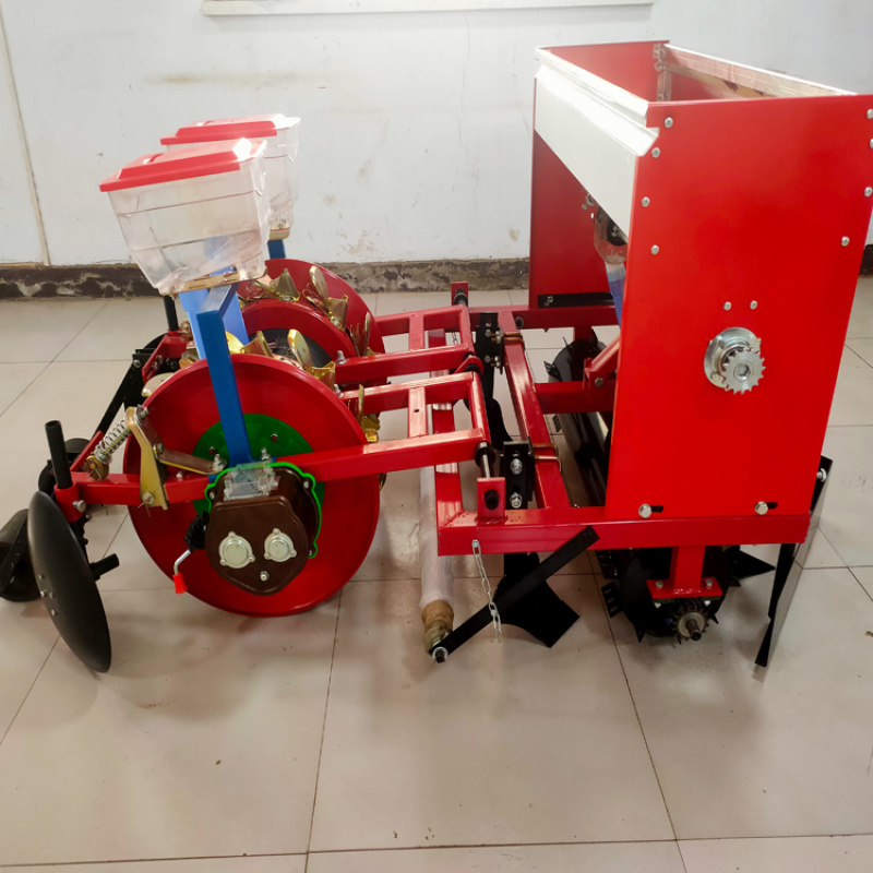 玉米膜上播种机厂家覆膜播种一体机玉米播种机免扣膜