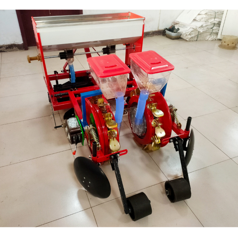 油葵播种机秋葵播种机玉米覆膜机花生大豆覆膜播种机穴播机
