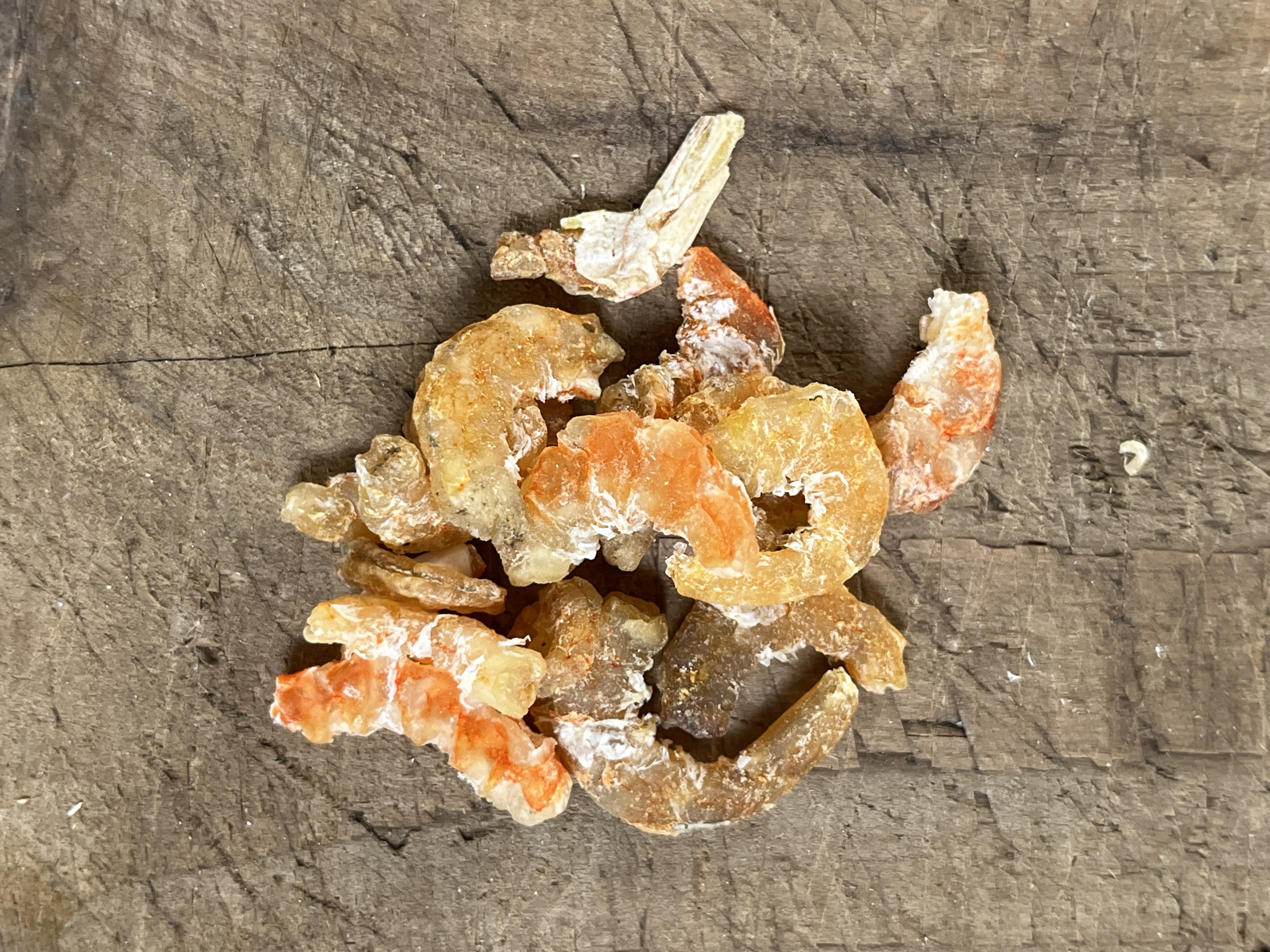 虾仁与子姜食材展示