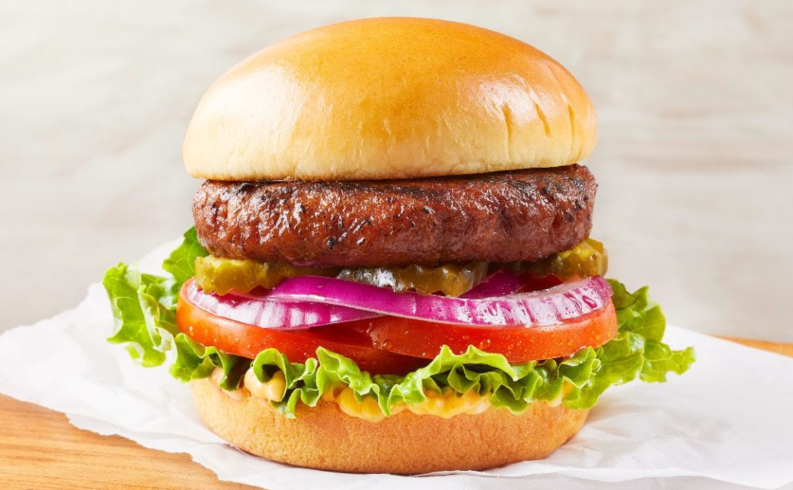 汉堡组装过程示意图