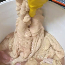 新鲜生马板肠清洗干净真空