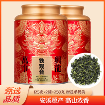 铁观音清香型新春茶叶罐装安溪乌龙茶250g