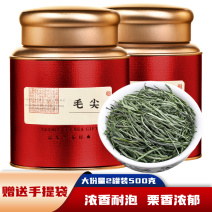 毛尖茶叶新茶明前春茶浓香型炒青毛尖绿茶嫩芽茶叶500克