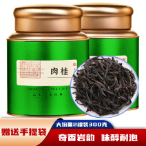 武夷岩茶肉桂茶叶碳焙浓香型正岩肉桂大红袍散装罐装300克