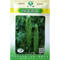 中蔬绿龙苦瓜种子肉质致密脆嫩微苦瓜条翠绿有光泽高产苦瓜种