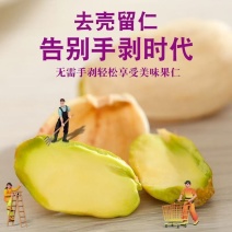 去壳开心果仁盒紫衣绿仁整颗烘焙原料坚果盐焗