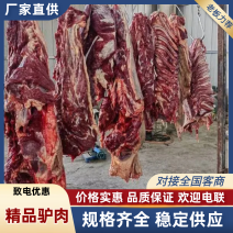 河北新鲜驴肉纯干驴肉正宗无注水自家屠宰场