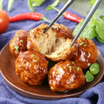 正大红烧狮子头红烧丸子四喜丸子火锅麻辣烫冷冻食材