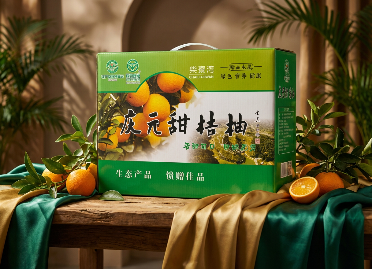 化州柚品牌专卖店陈列