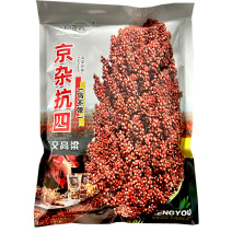 京杂抗四杂交高粱种子中熟110天抗旱抗盐碱耐水肥亩产高