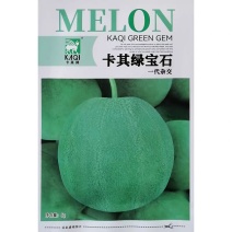 绿宝石甜瓜种子杂交绿皮绿肉薄皮甜瓜种籽香甜酥脆多汁糖度高