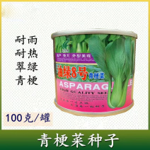 油绿8号青梗菜种子100克罐翠绿耐热上海青耐雨水油菜种子