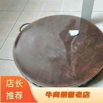 (热售中)越南老树根乌金木砧板，菜板配304不锈钢箍