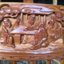 竹工艺品川笼手工雕刻画眉笼