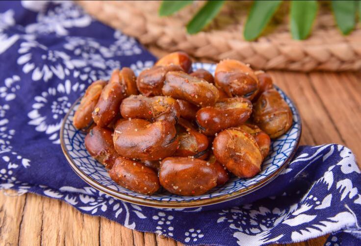 生干蚕豆原料特写