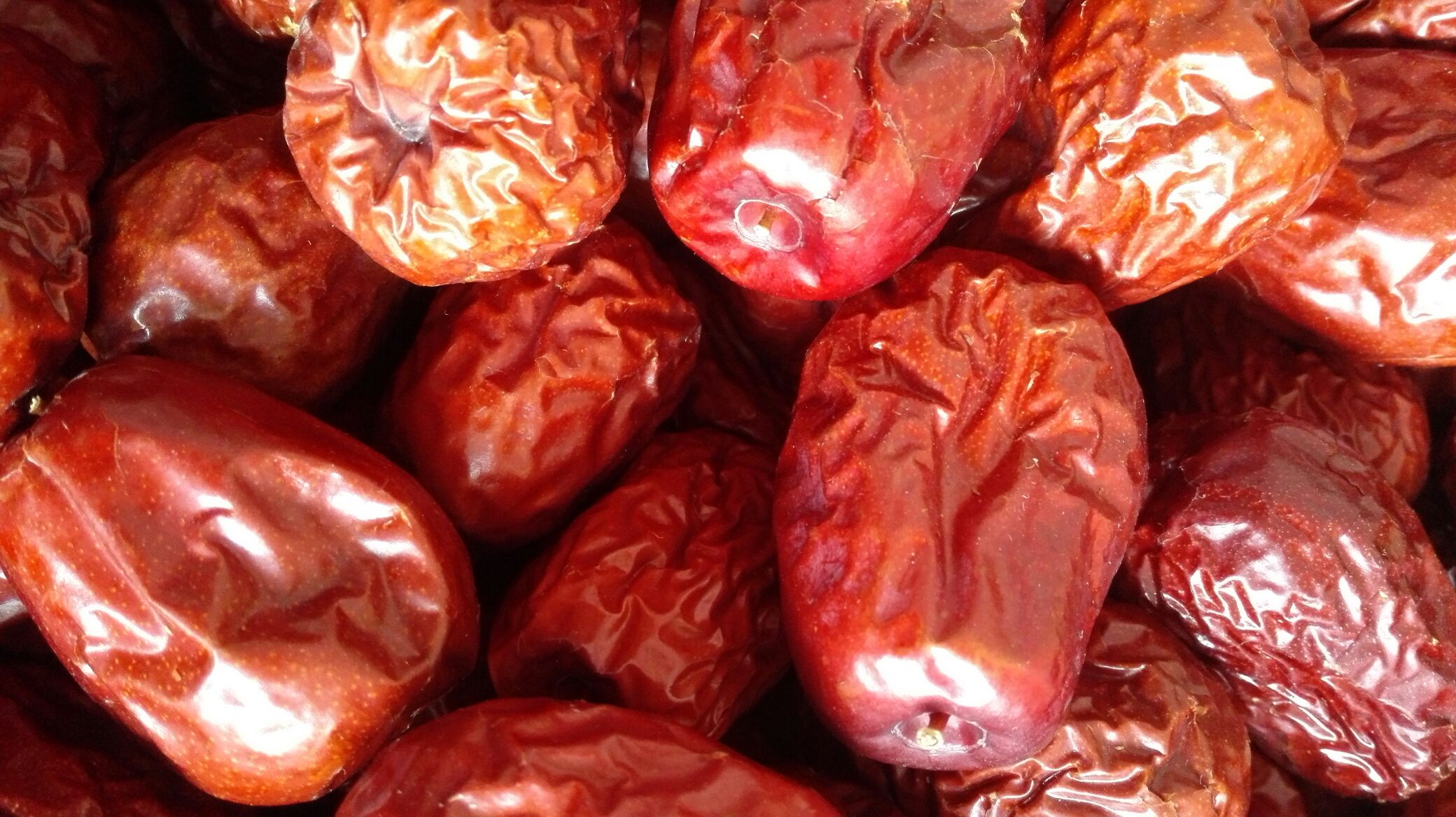 新疆和田长枣特写