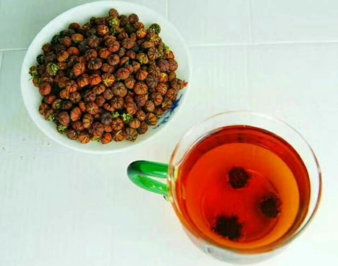 胎菊冲泡过程对比图