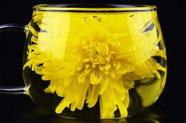 柿子花泡水成品图