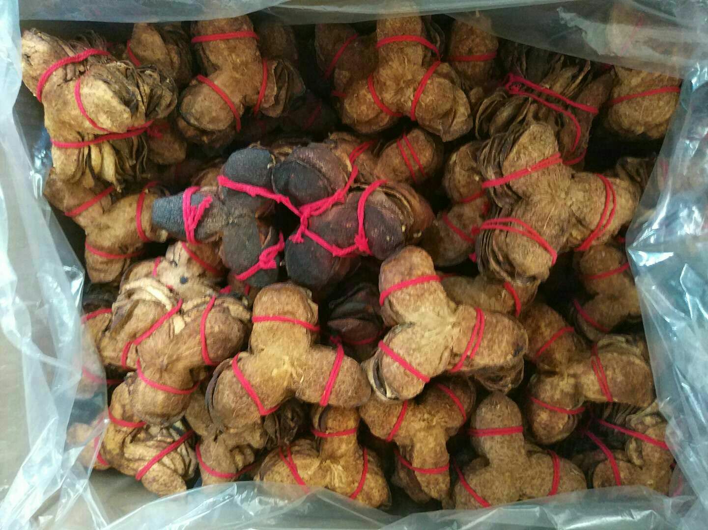 陈皮、桂圆、大枣三种食材并列摆放