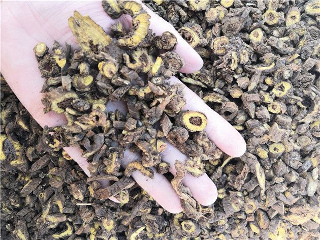 实验室中黄芩提取物分析过程