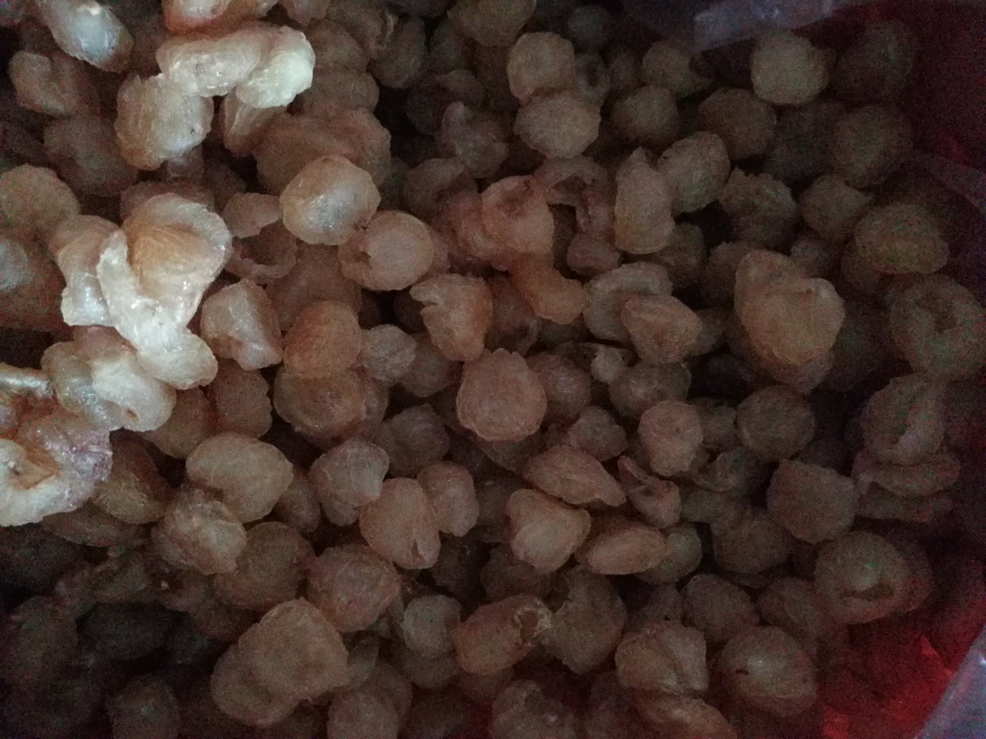 图片说明:新鲜龙眼与干燥后的桂圆对比展示,突出其外观变化 龙眼与桂圆对比图