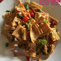 正宗嵩溪腐竹自制手工豆腐皮三明特产